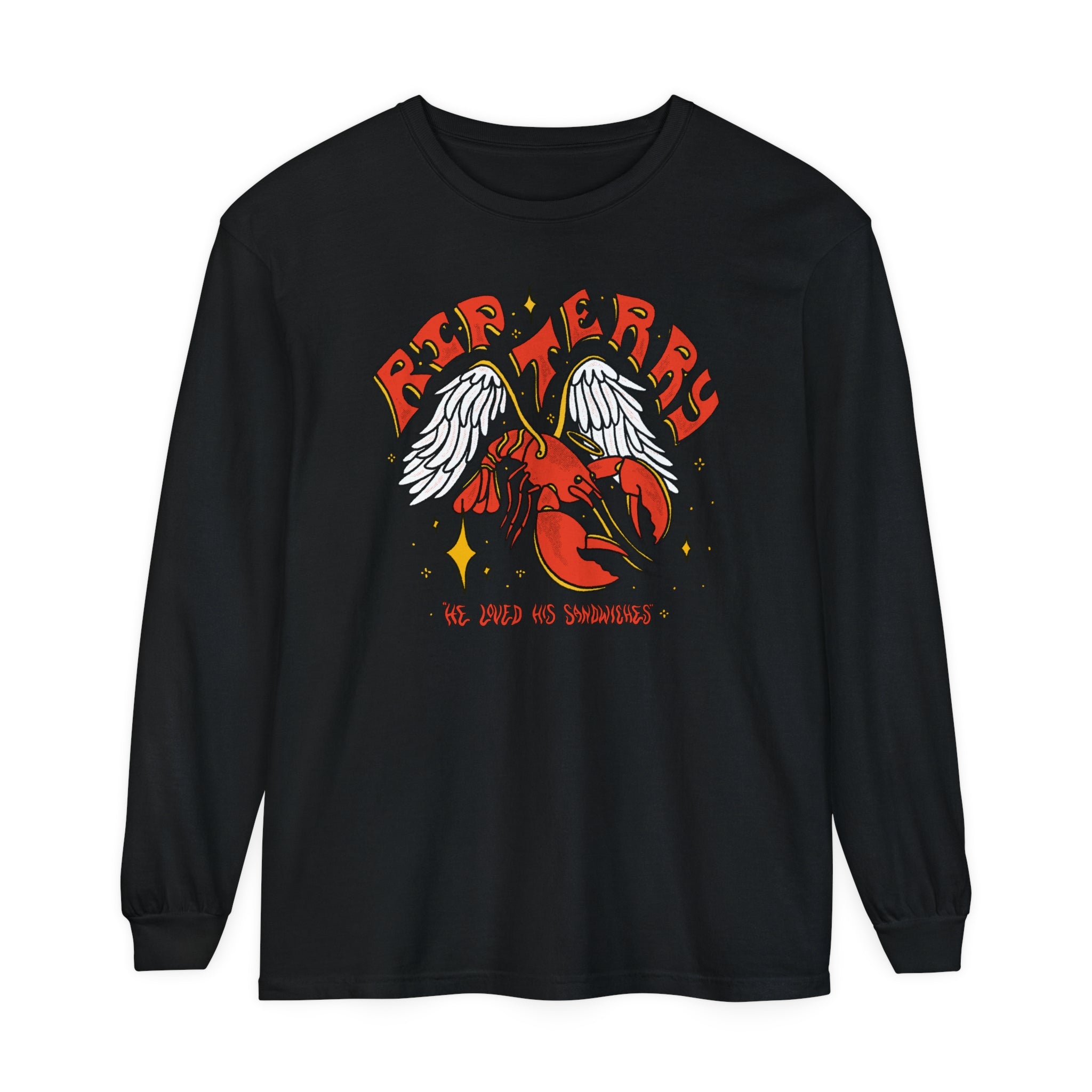 R.I.P. Terry Lobster Long-Sleeve T-Shirt – Wizards With Guns Shop