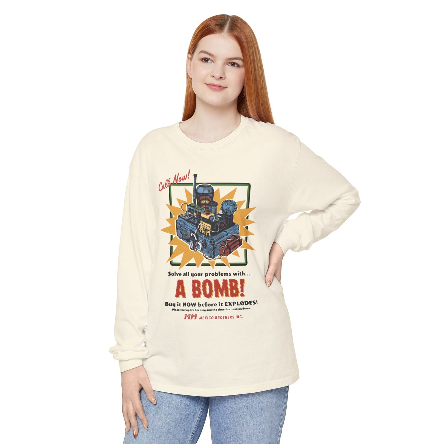 Mexico Brothers Bomb Long Sleeve T-Shirt