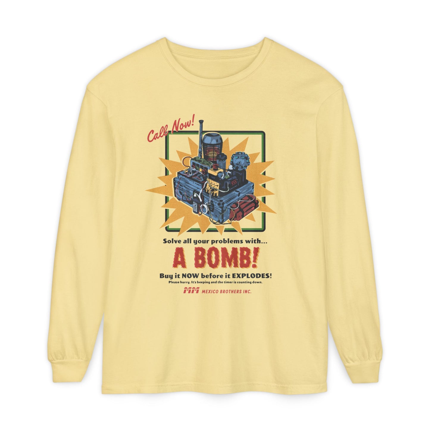 Mexico Brothers Bomb Long Sleeve T-Shirt
