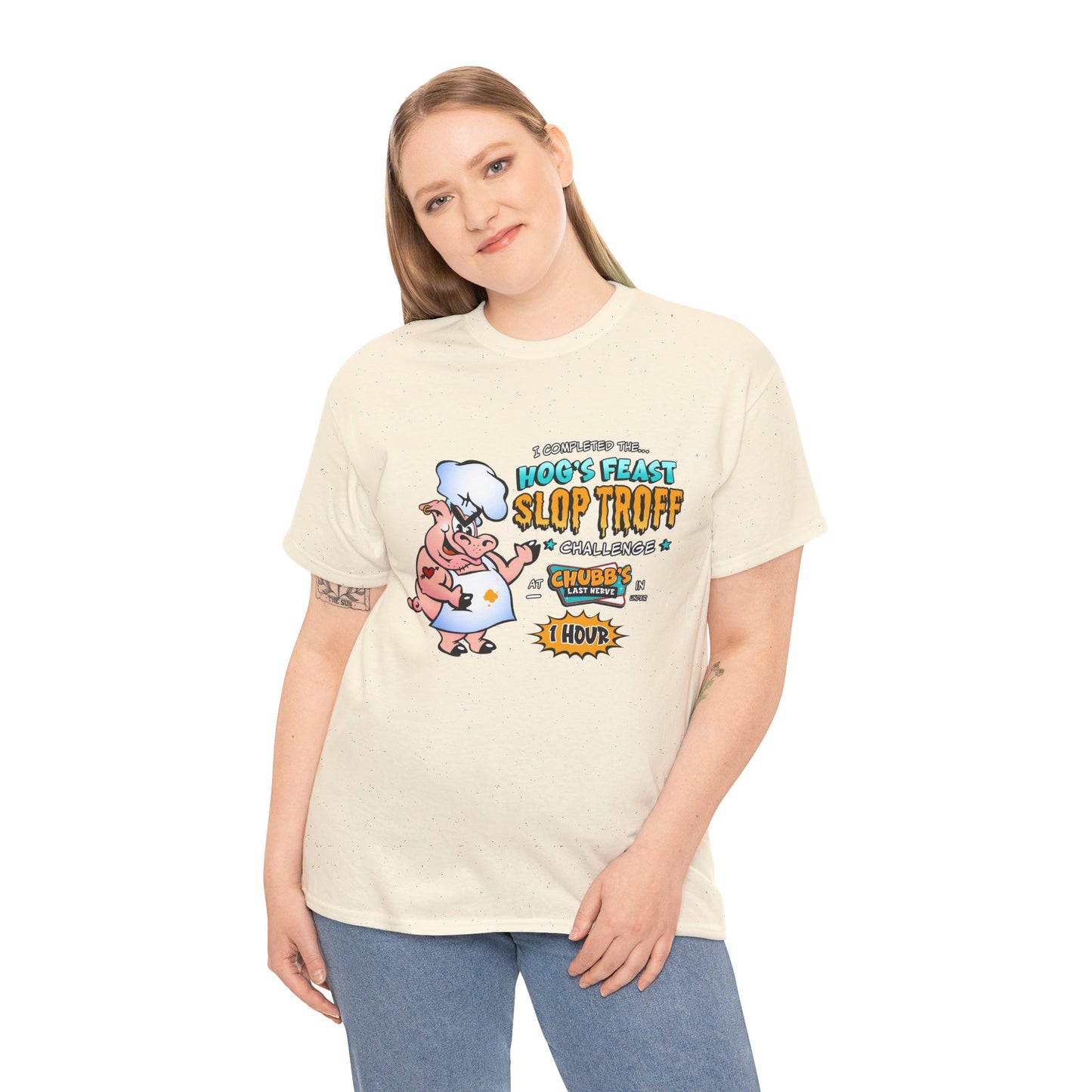 Hog's Feast Slop Troff Challenge T-Shirt
