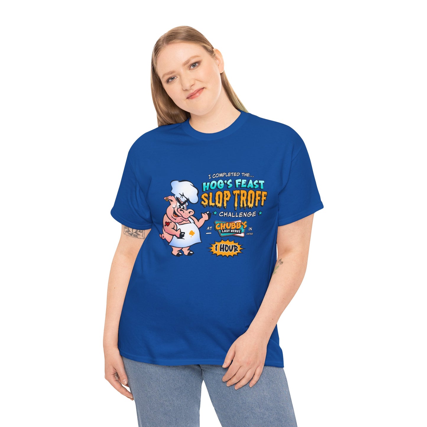 Hog's Feast Slop Troff Challenge T-Shirt