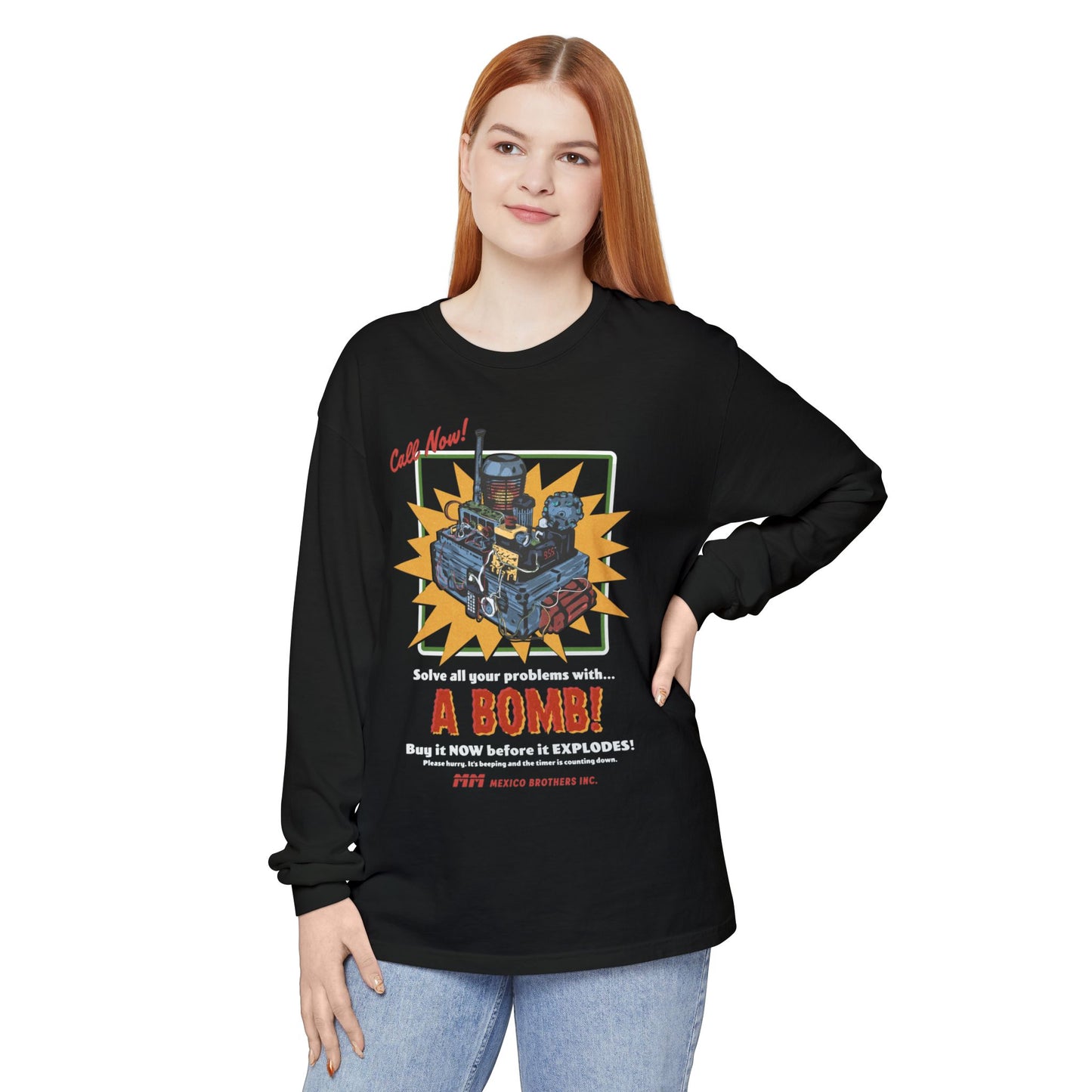 Mexico Brothers Bomb Long Sleeve T-Shirt