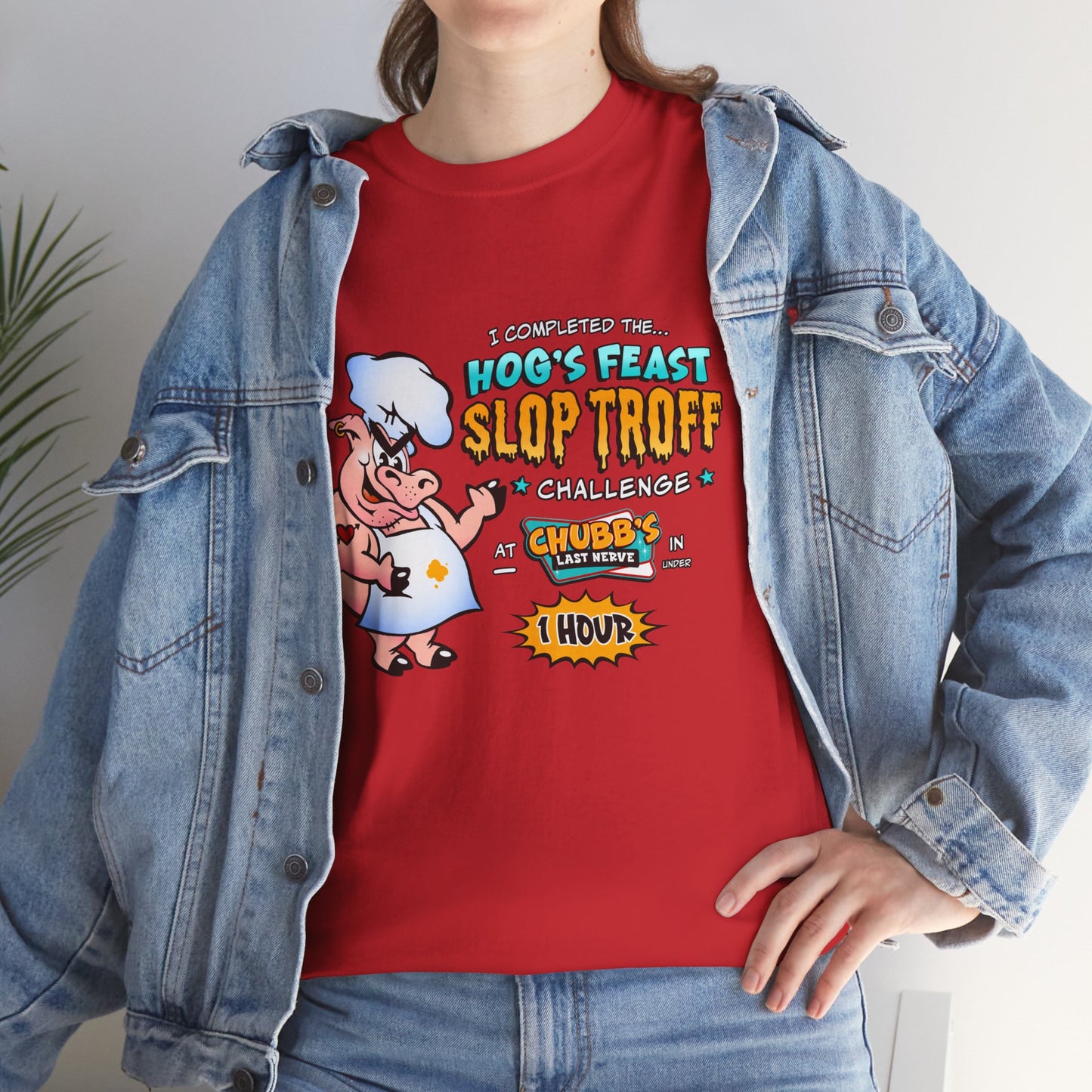 Hog's Feast Slop Troff Challenge T-Shirt