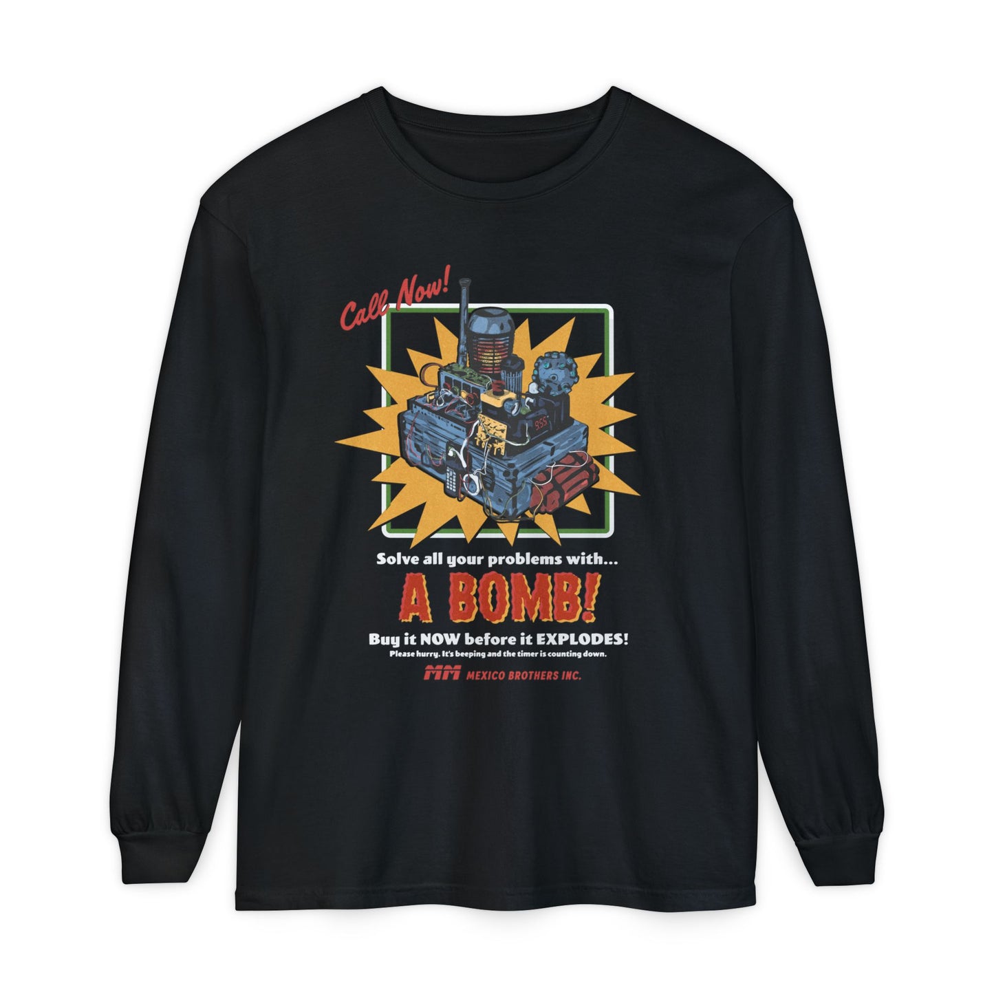 Mexico Brothers Bomb Long Sleeve T-Shirt