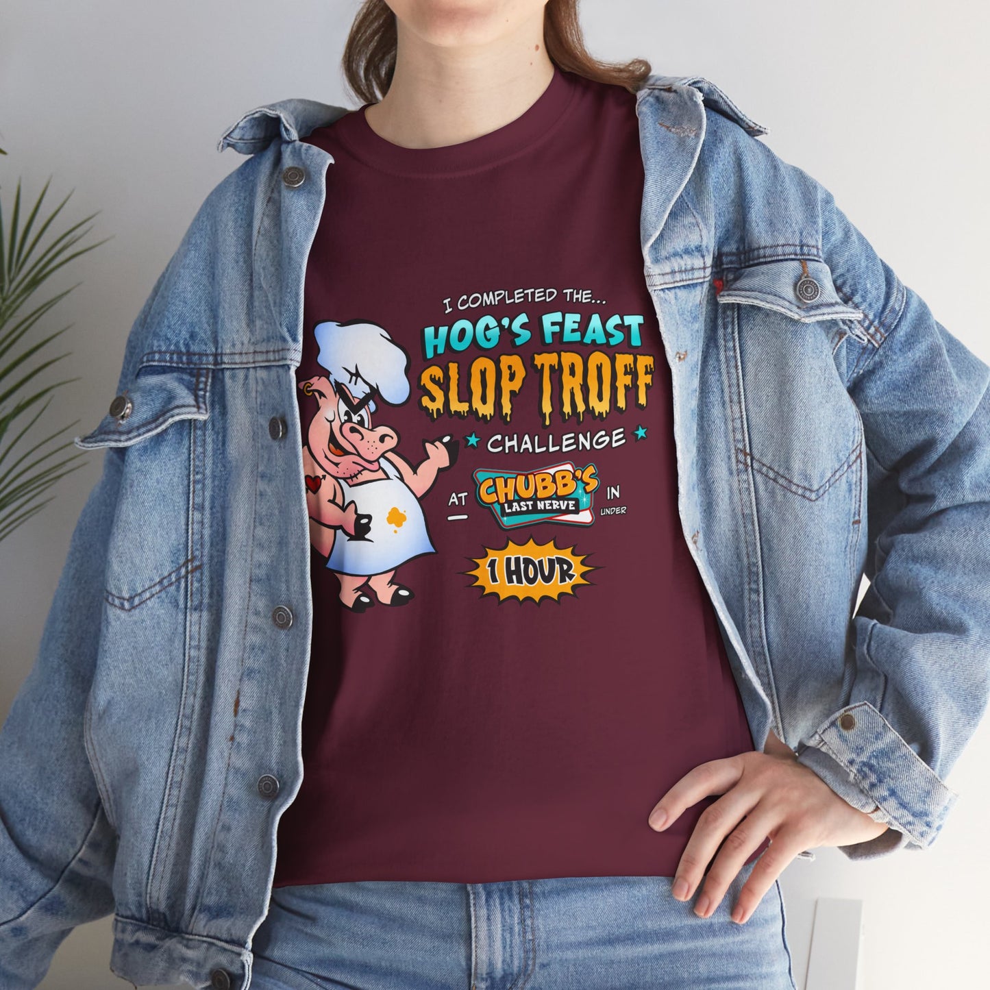 Hog's Feast Slop Troff Challenge T-Shirt