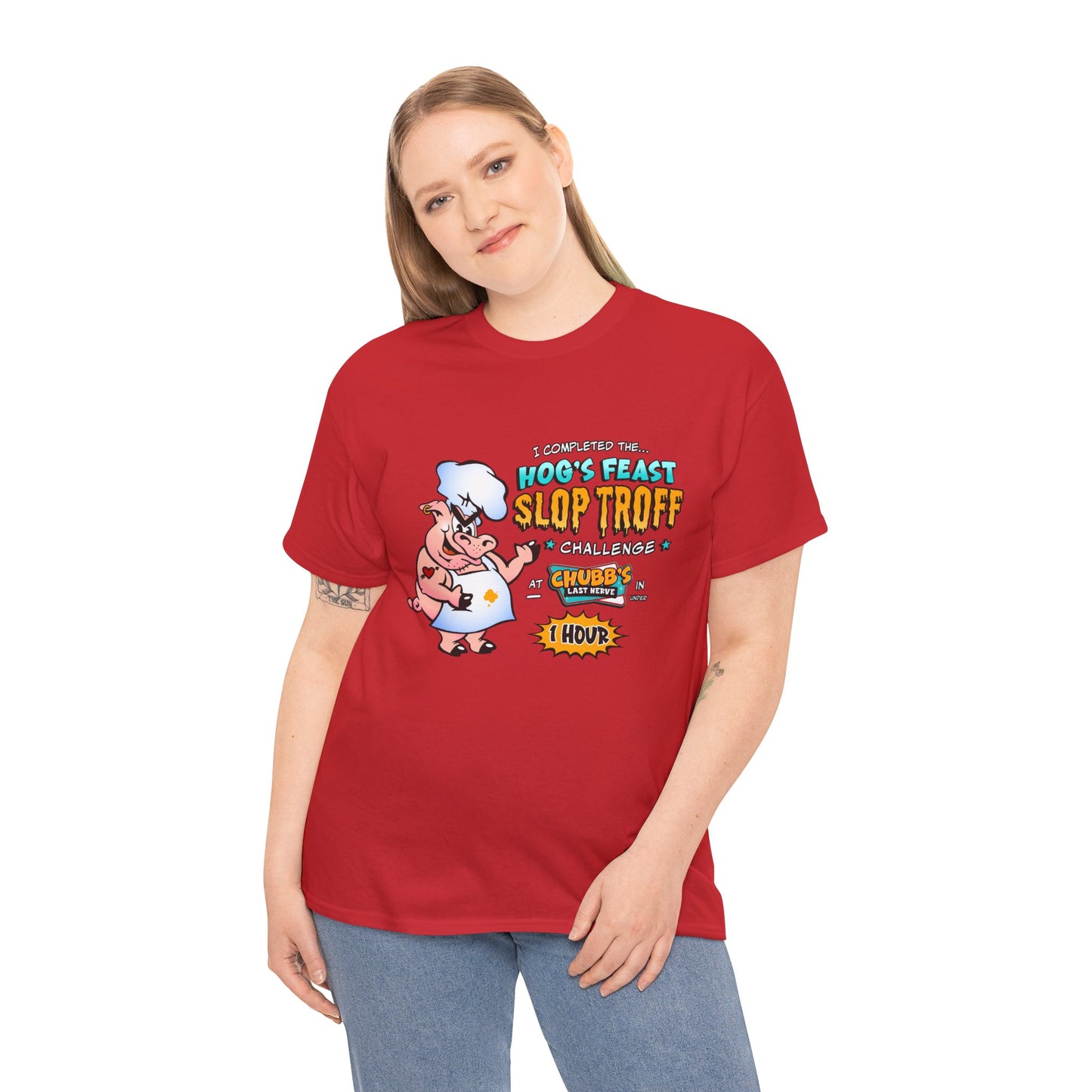 Hog's Feast Slop Troff Challenge T-Shirt