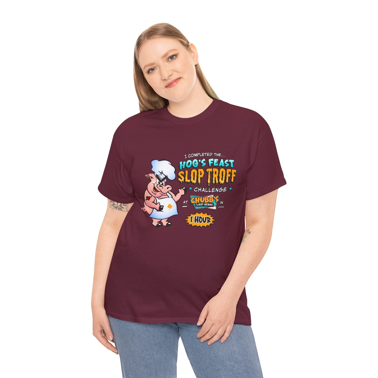 Hog's Feast Slop Troff Challenge T-Shirt
