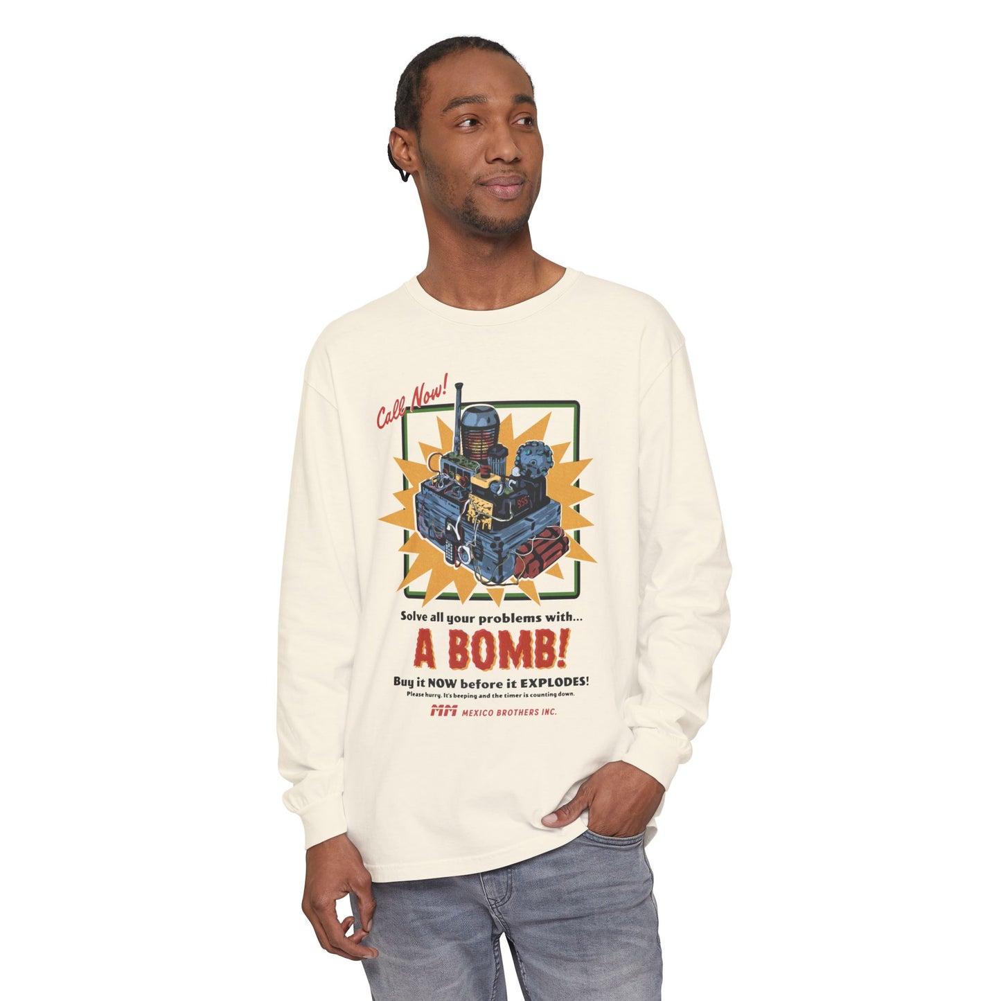 Mexico Brothers Bomb Long Sleeve T-Shirt