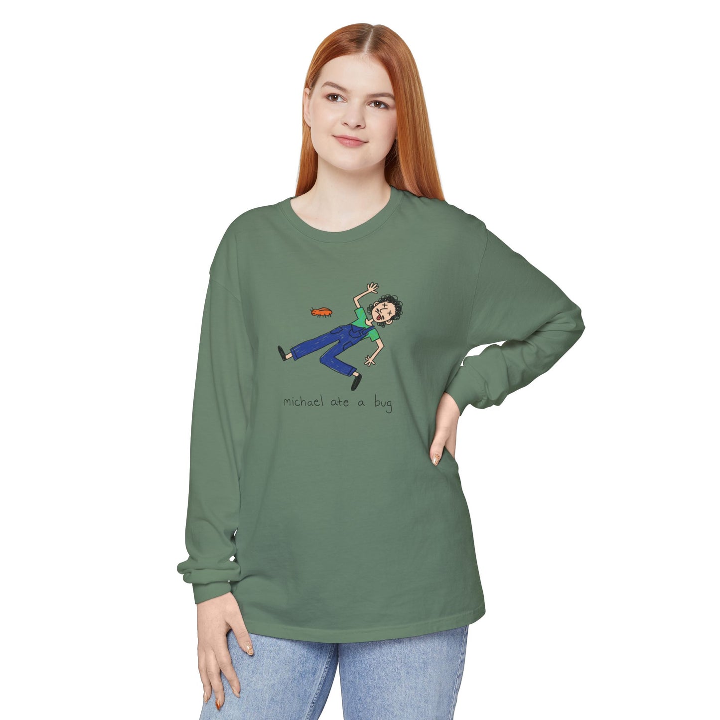 Michael Ate a Bug Long Sleeve T-Shirt