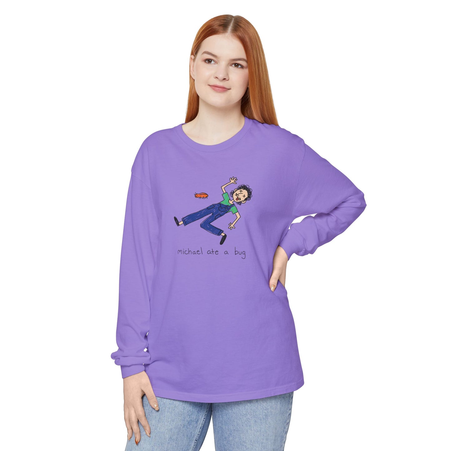 Michael Ate a Bug Long Sleeve T-Shirt