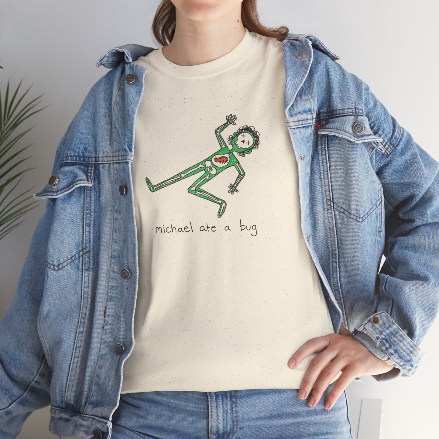 Michael Ate a Bug T-Shirt (Skeleton Variant)