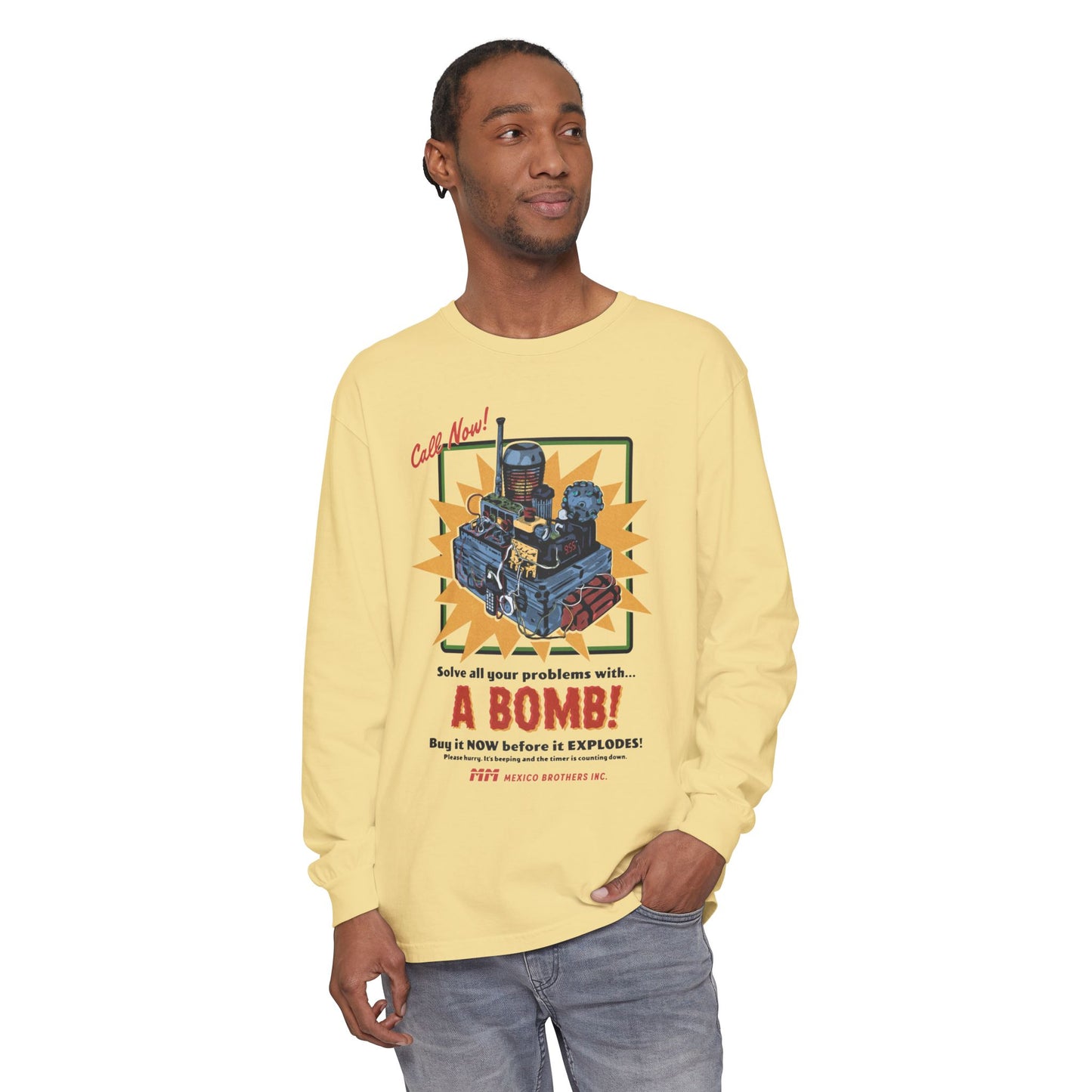 Mexico Brothers Bomb Long Sleeve T-Shirt