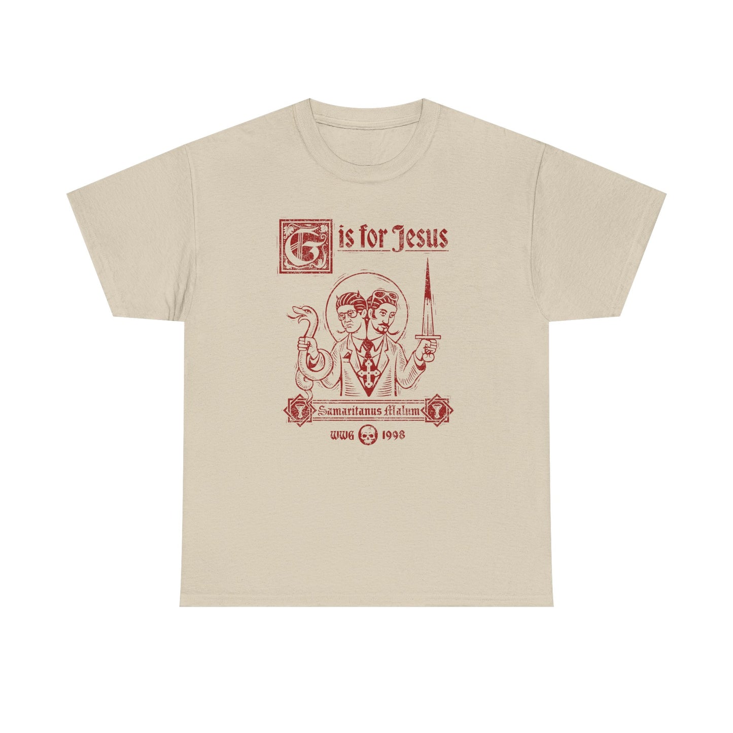 G is for Jesus T-shirt (Red Print)