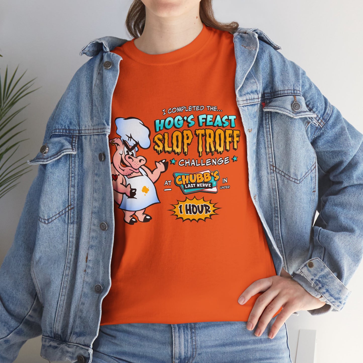 Hog's Feast Slop Troff Challenge T-Shirt