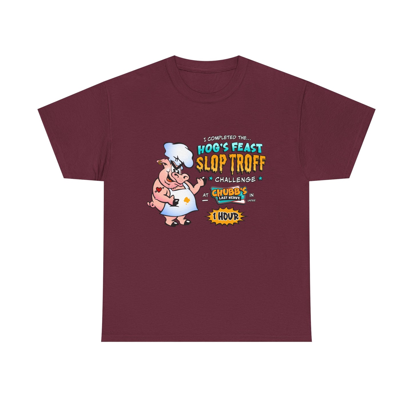 Hog's Feast Slop Troff Challenge T-Shirt