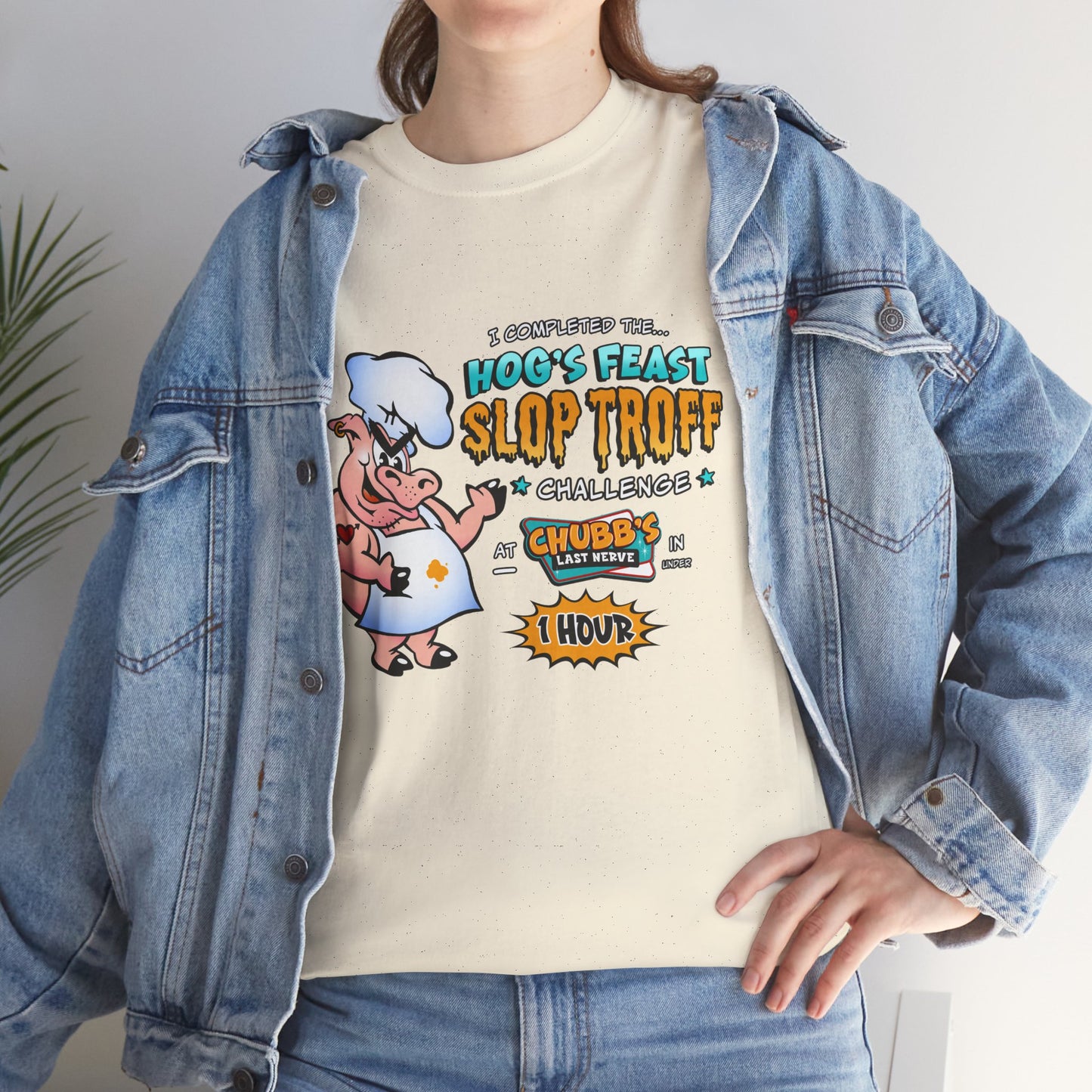 Hog's Feast Slop Troff Challenge T-Shirt