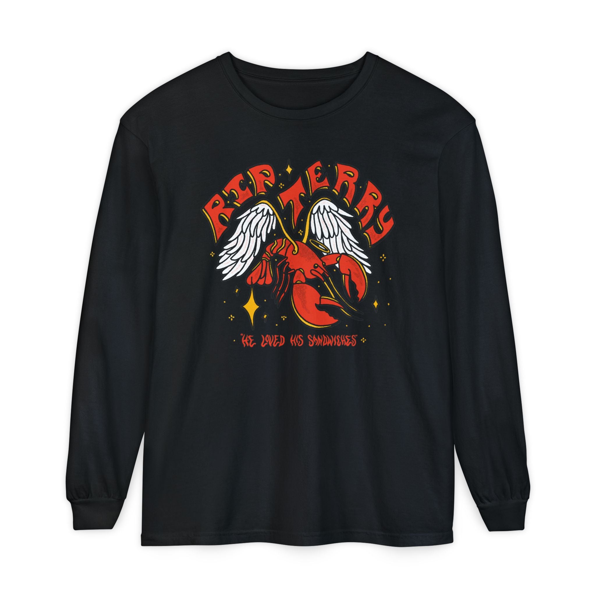 R.I.P. Terry Lobster Long-Sleeve T-Shirt – Wizards With Guns Shop