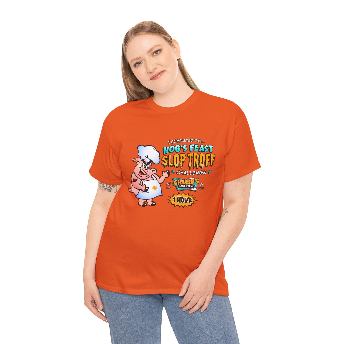Hog's Feast Slop Troff Challenge T-Shirt