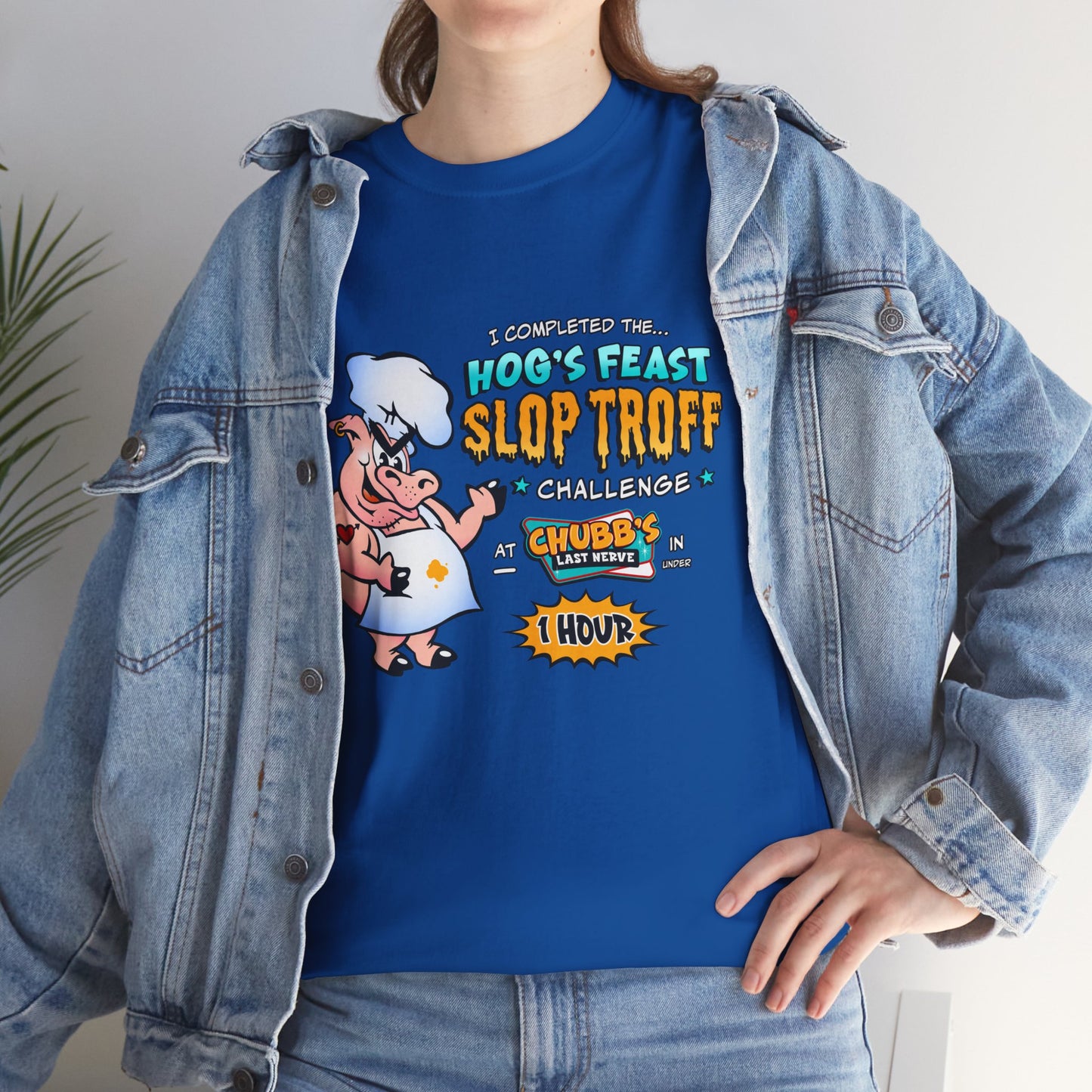 Hog's Feast Slop Troff Challenge T-Shirt