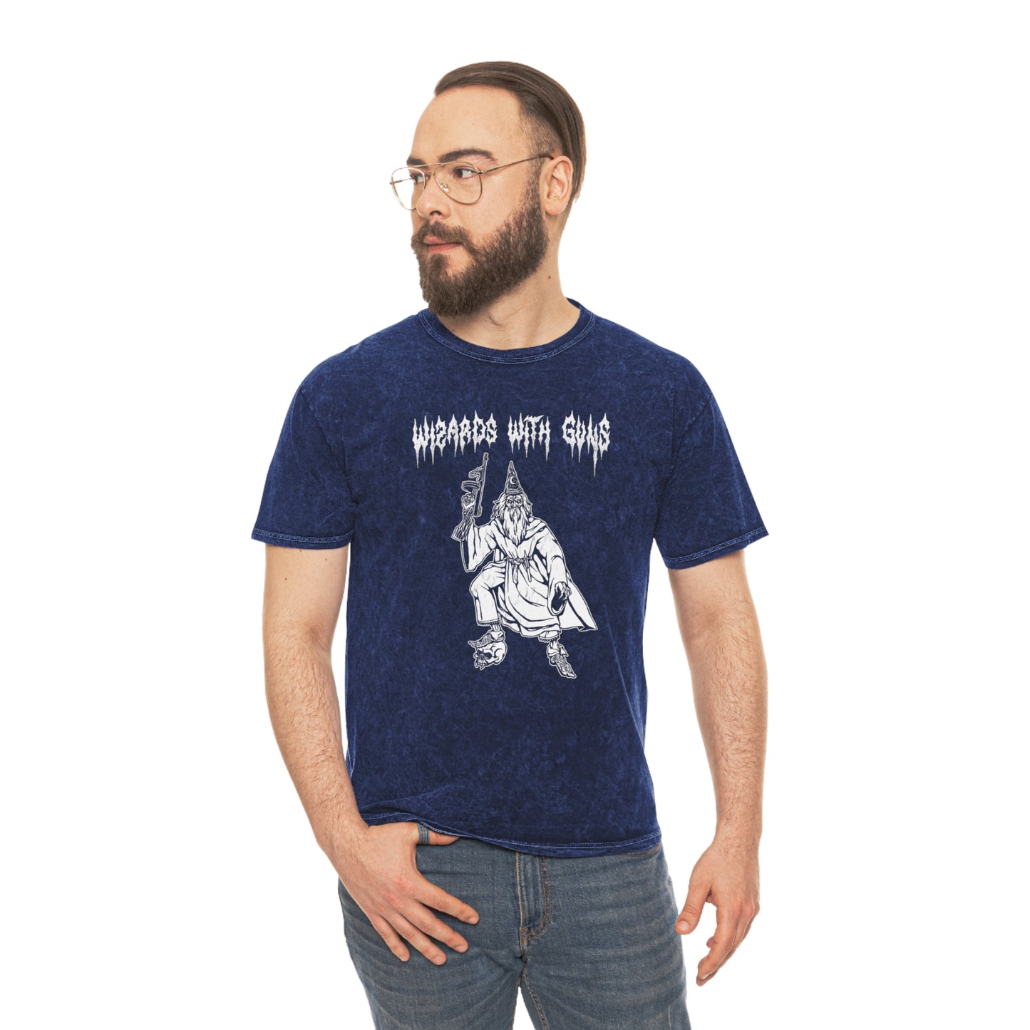 Wizard Tommy Gun T-Shirt (Mineral Wash)
